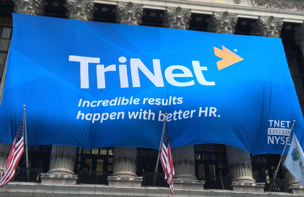 TriNet Banner at NYSE